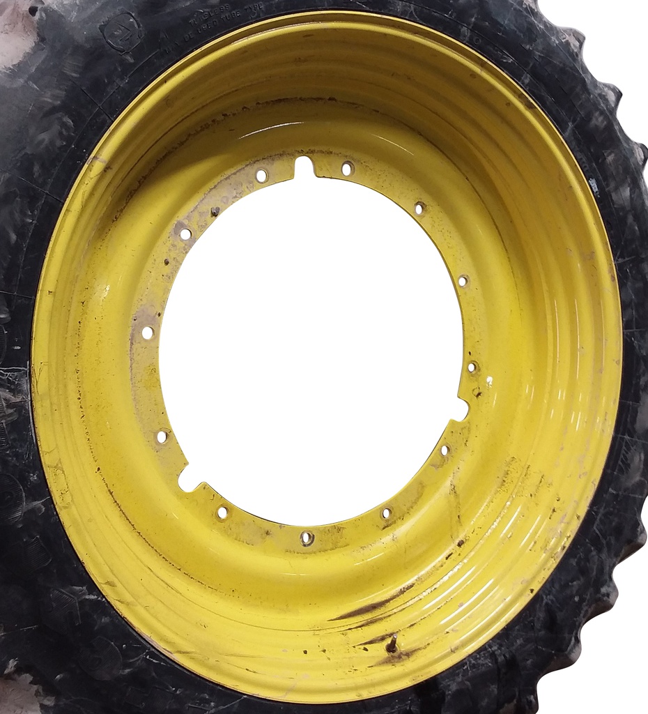 10"W x 50"D, John Deere Yellow 12-Hole Stub Disc