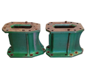 15.75"L Combine Frame Extension Ends(Left/Right), John Deere Green