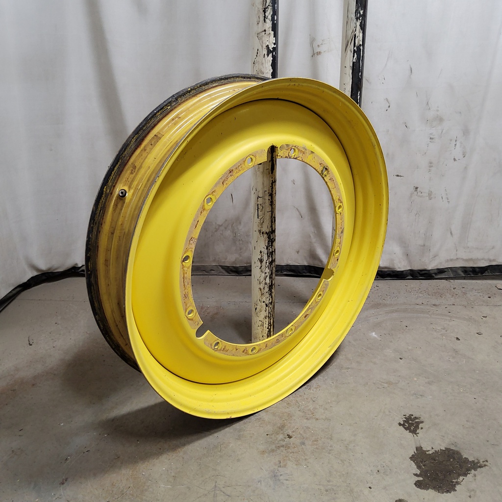 10"W x 50"D, John Deere Yellow 12-Hole Stub Disc