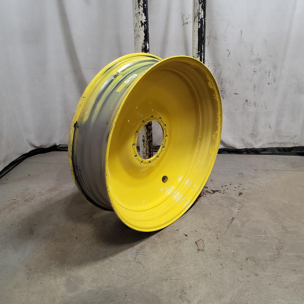 13"W x 46"D, John Deere Yellow 12-Hole Bubble Disc