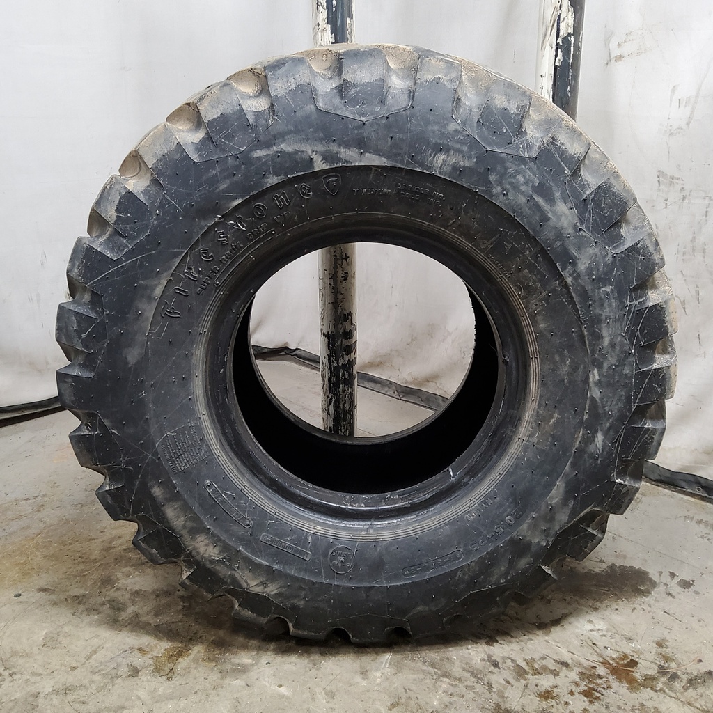 20.5/-25 Firestone Super Rock Grip E-3/L-3, H (16 Ply) 80%