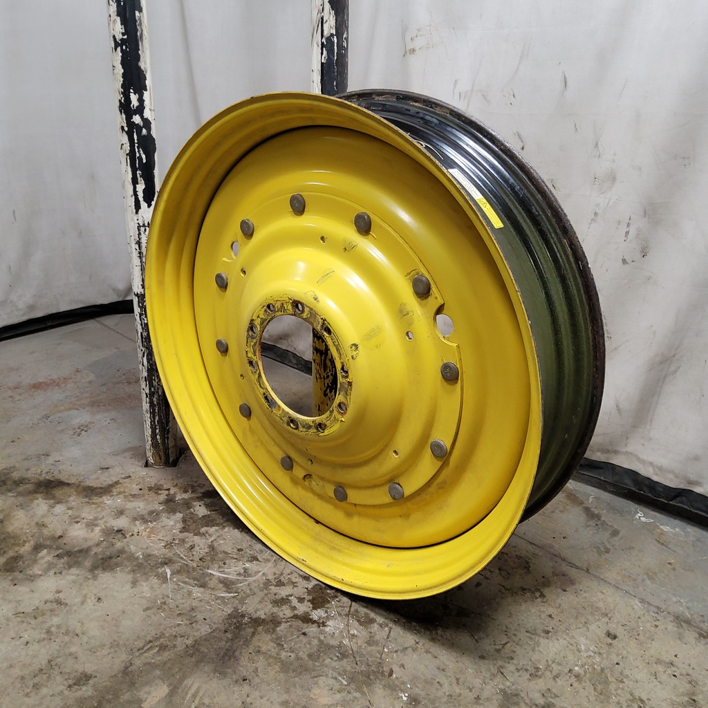 12"W x 50"D, John Deere Yellow 12-Hole Stub Disc