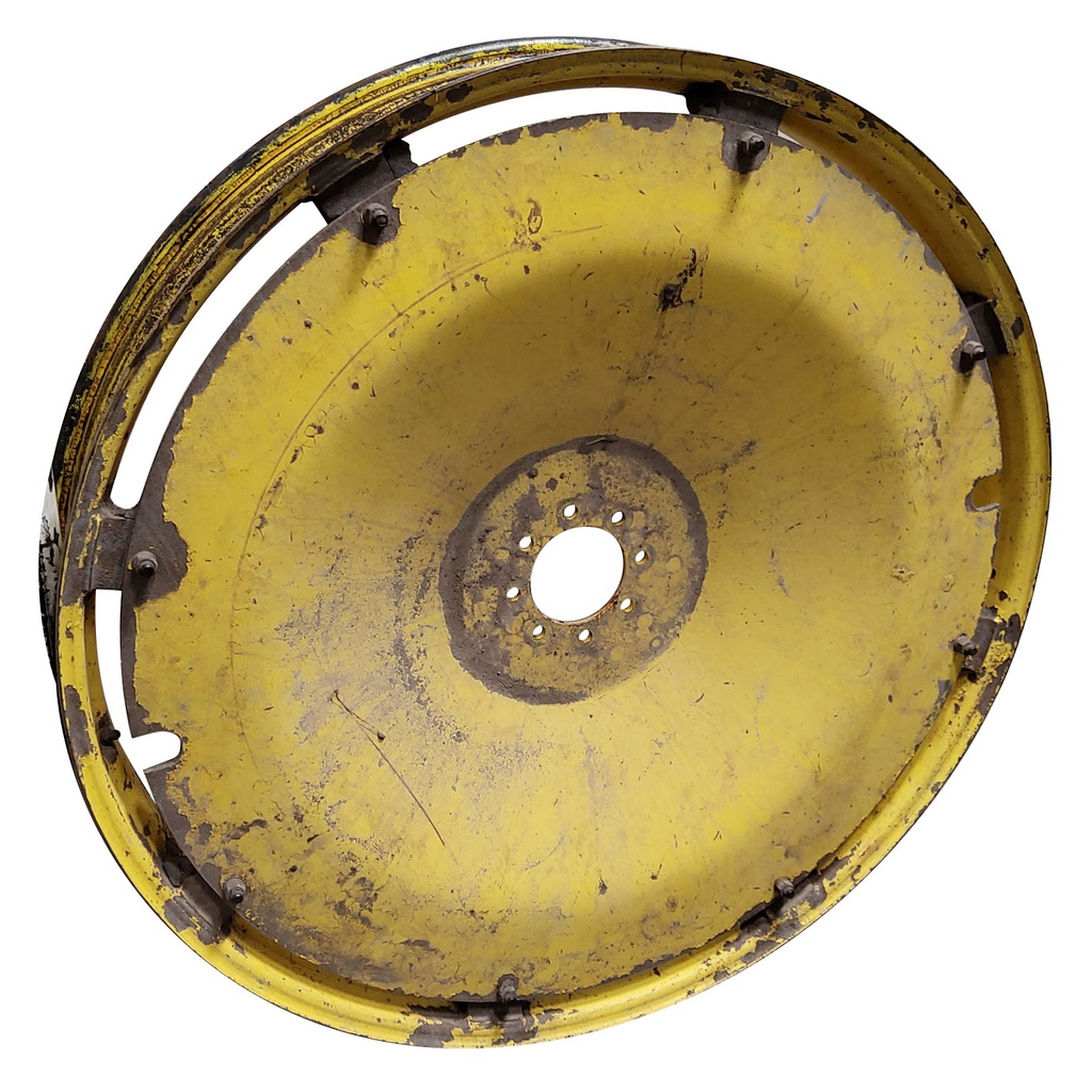 8"W x 54"D, John Deere Yellow 8-Hole Rim with Clamp/U-Clamp