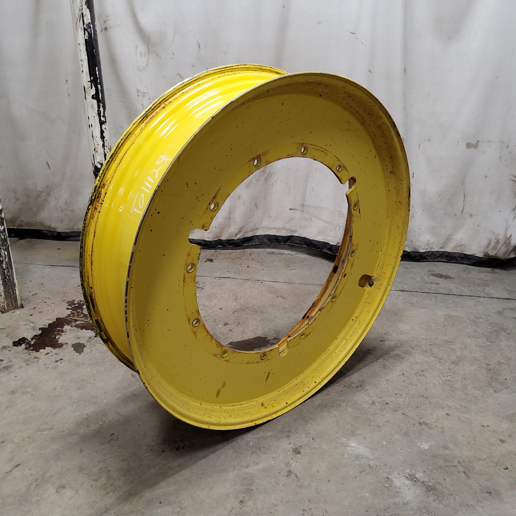 12"W x 50"D, John Deere Yellow 12-Hole Stub Disc