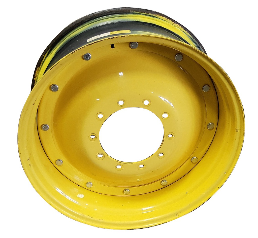 10-Hole Stub Disc Center for 34" Rim, John Deere Yellow