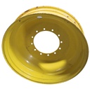 10"W x 38"D, John Deere Yellow 12-Hole Formed Plate