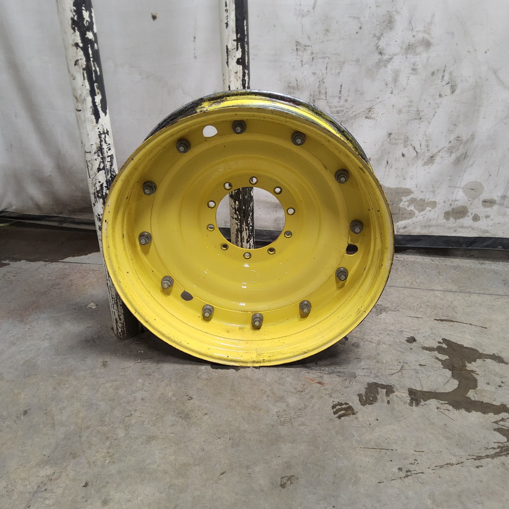 10"W x 38"D, John Deere Yellow 12-Hole Stub Disc