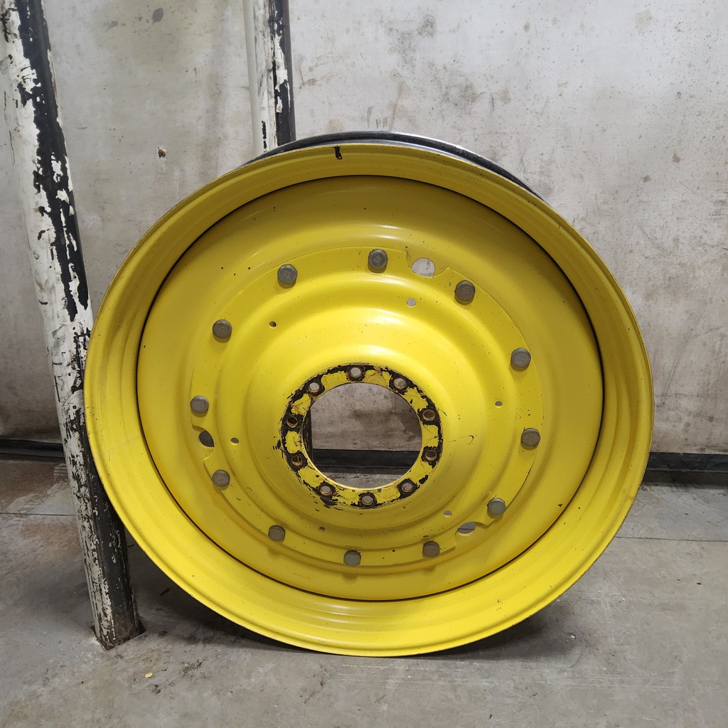 12"W x 50"D, John Deere Yellow 12-Hole Stub Disc