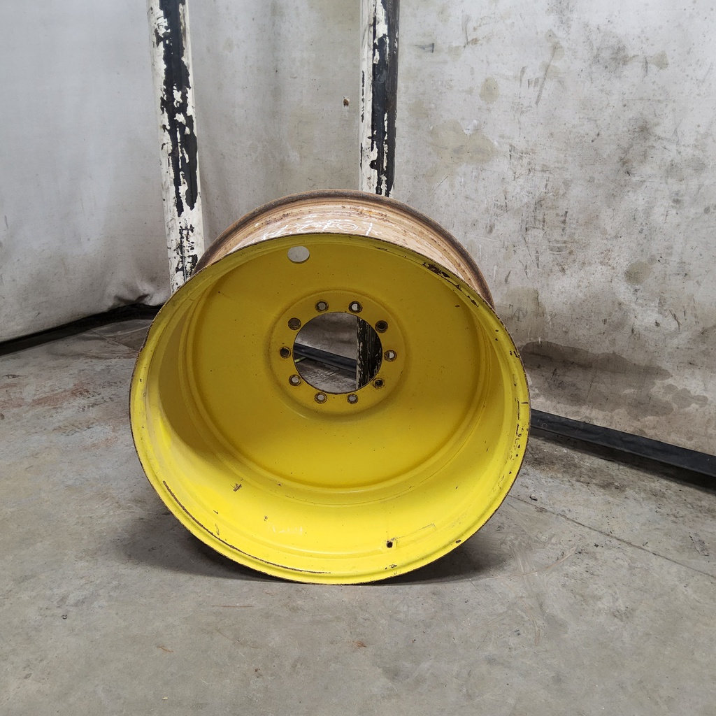 18"W x 38"D, John Deere Yellow 10-Hole Formed Plate