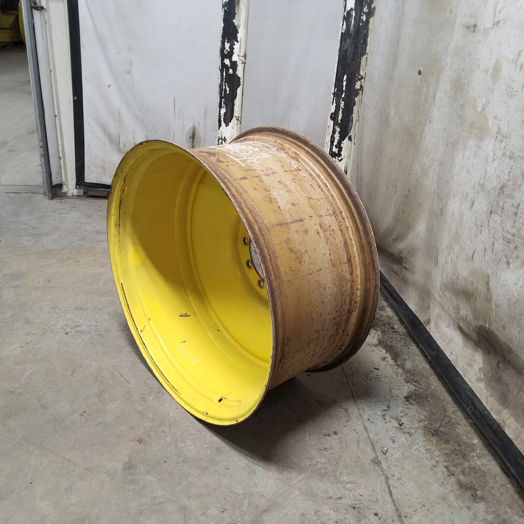 18"W x 38"D, John Deere Yellow 10-Hole Formed Plate