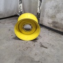 18"W x 26"D, John Deere Yellow 8-Hole Formed Plate