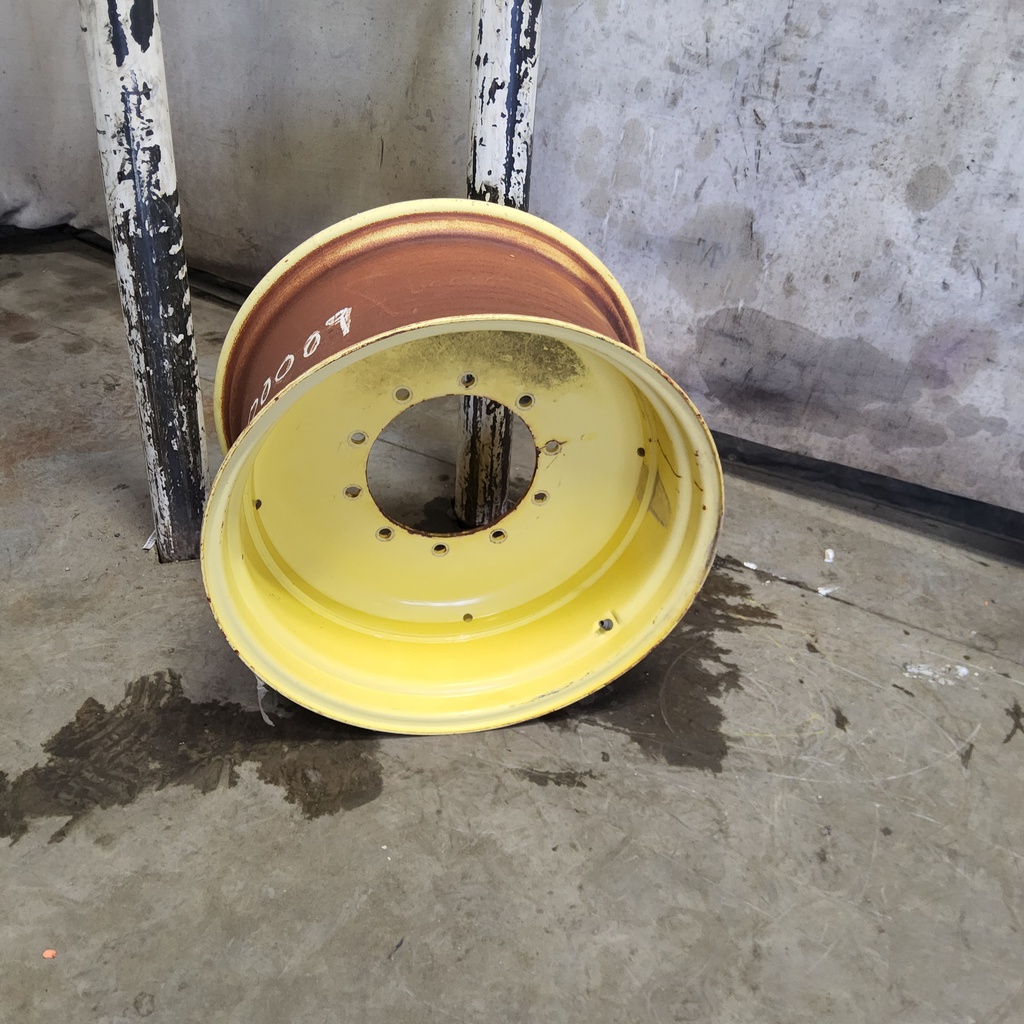 15"W x 28"D, John Deere Yellow 10-Hole Formed Plate