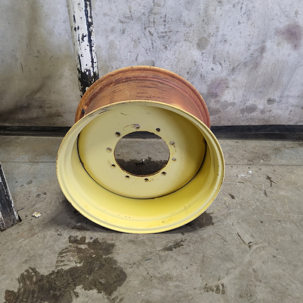 15"W x 28"D, John Deere Yellow 10-Hole Formed Plate