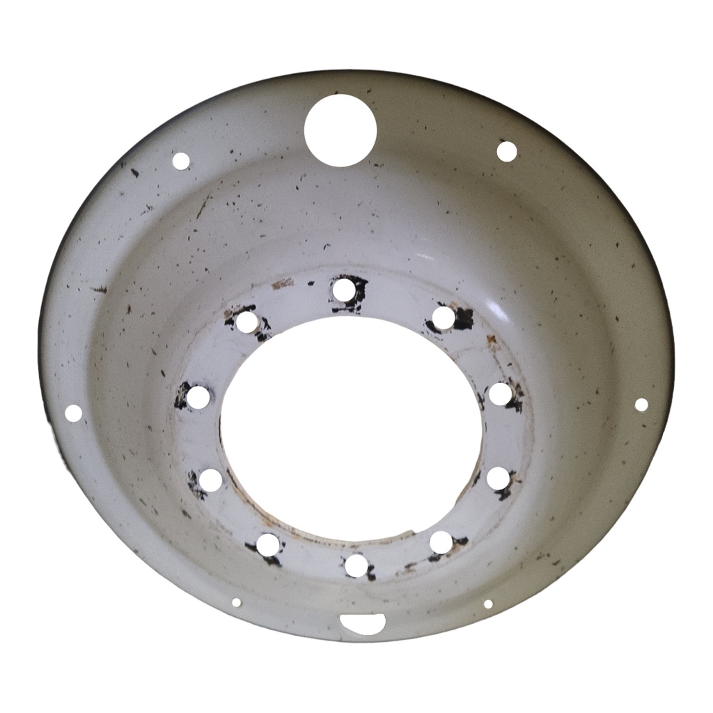 10-Hole Stub Disc Center for 38"-54" Rim, New Holland White