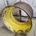 28"W x 42"D, John Deere Yellow 12-Hole Stub Disc