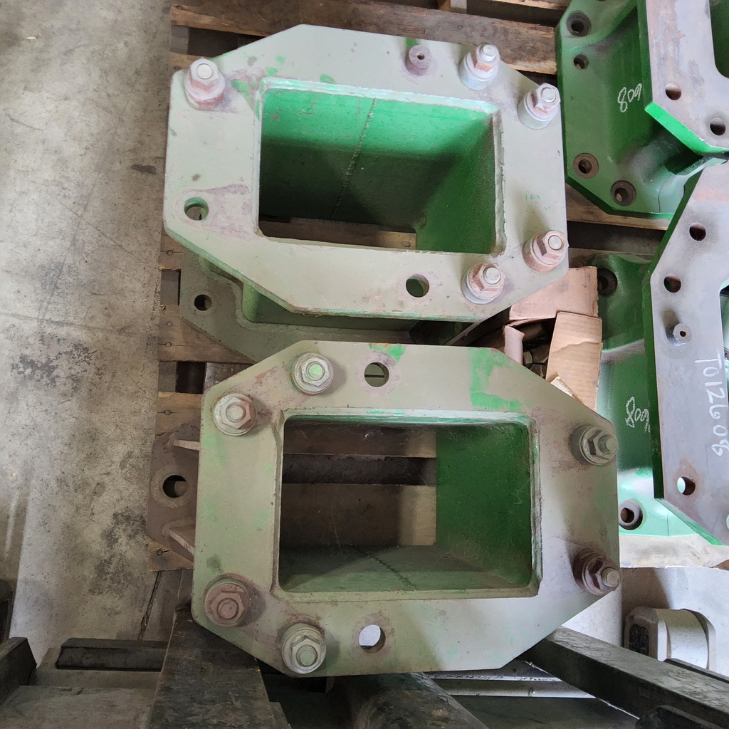 15.75"L Combine Frame Extension Ends (Left/Right), John Deere Combine 9000 Series, John Deere Green