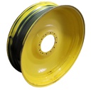 13"W x 46"D, John Deere Yellow 12-Hole Bubble Disc