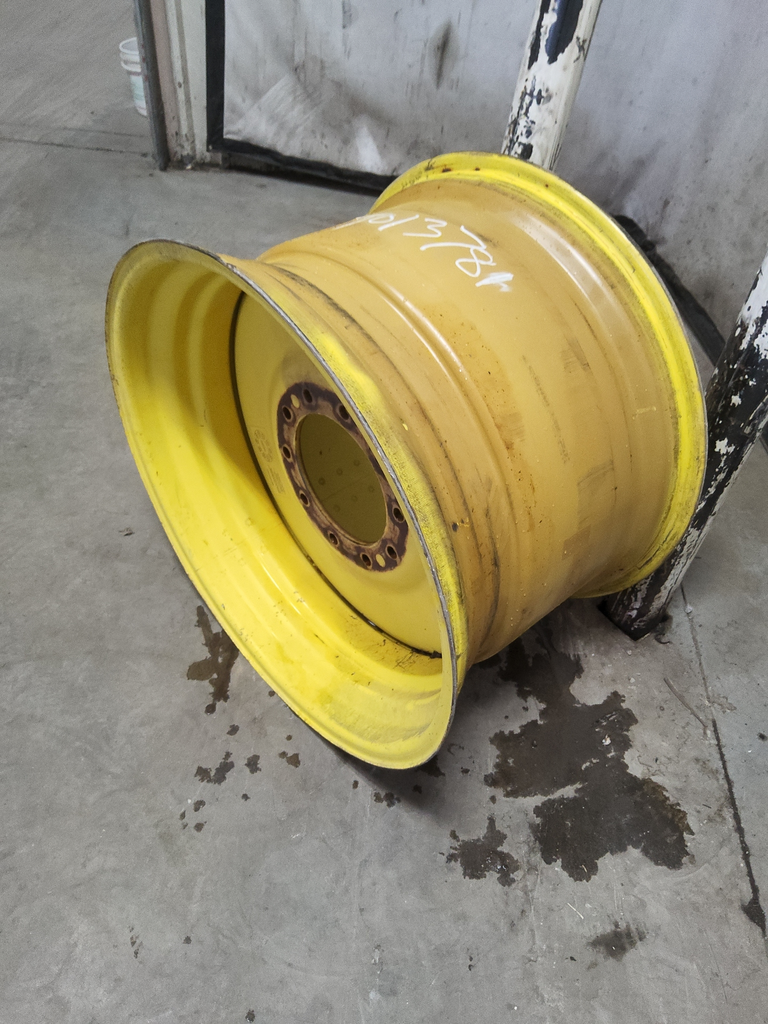 21"W x 32"D, John Deere Yellow 10-Hole Formed Plate