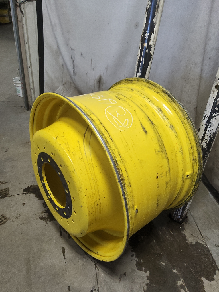 23"W x 38"D, John Deere Yellow 10-Hole Straddle Dual