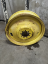 10"W x 38"D, John Deere Yellow 9-Hole Formed Plate