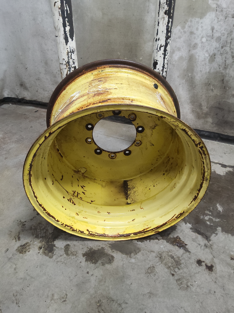 21"W x 32"D, John Deere Yellow 10-Hole Formed Plate