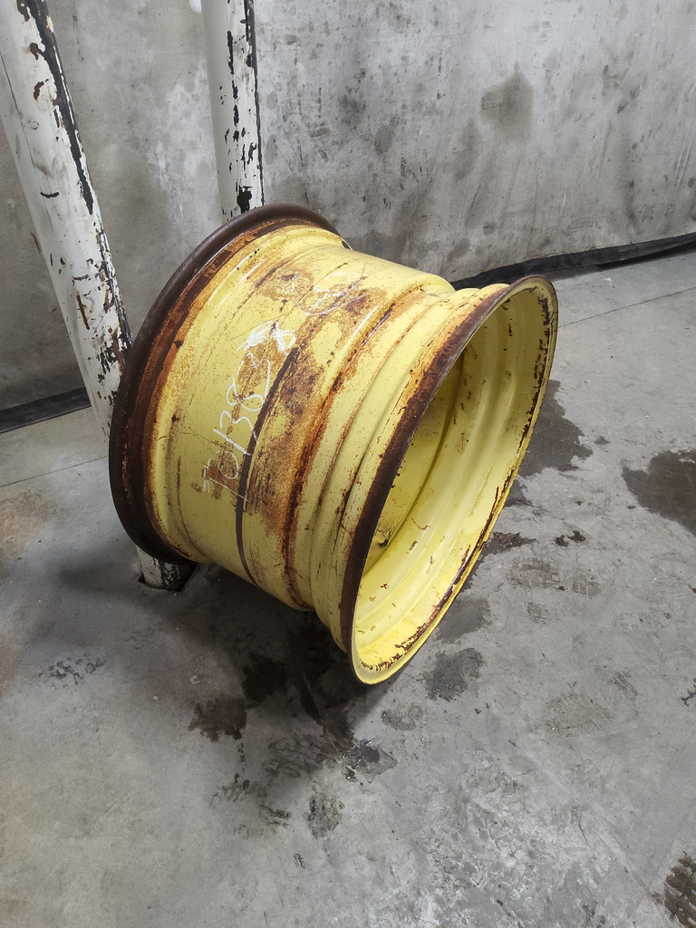 21"W x 32"D, John Deere Yellow 10-Hole Formed Plate