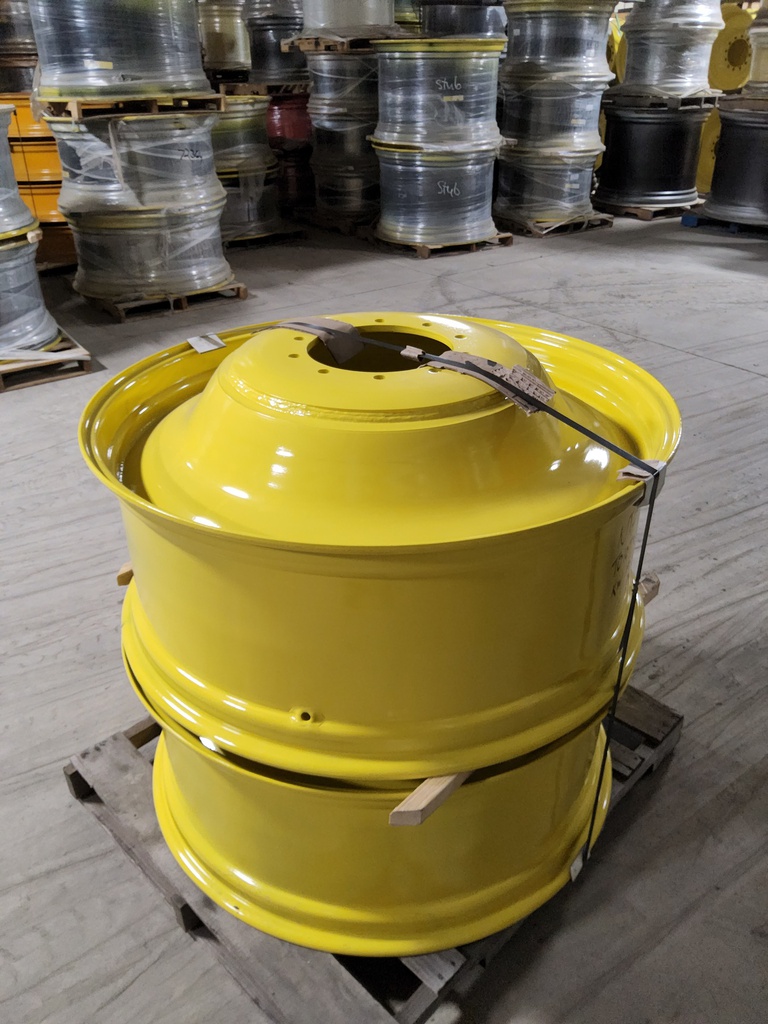 16"W x 42"D, John Deere Yellow 10-Hole Spun Disc