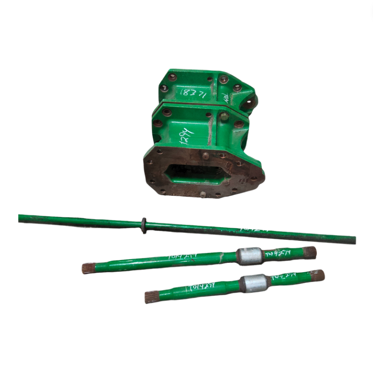 11.75"L Combine Frame Extension, w/Shafts, Hdw & Truss Rod, John Deere Combine "S" Series ("D"22/22 spline drive shafts), John Deere Green