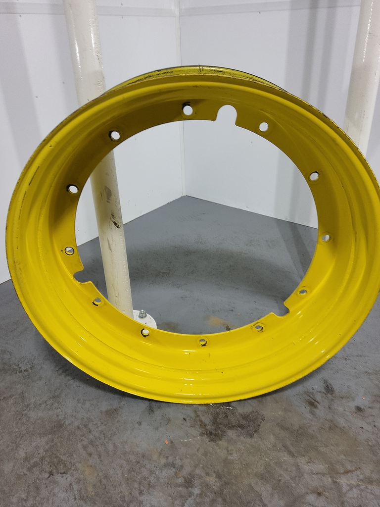 10"W x 38"D, John Deere Yellow 12-Hole Stub Disc