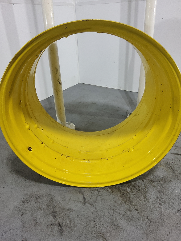 25"W x 38"D, John Deere Yellow 0-Hole Double Bevel 38" Cast