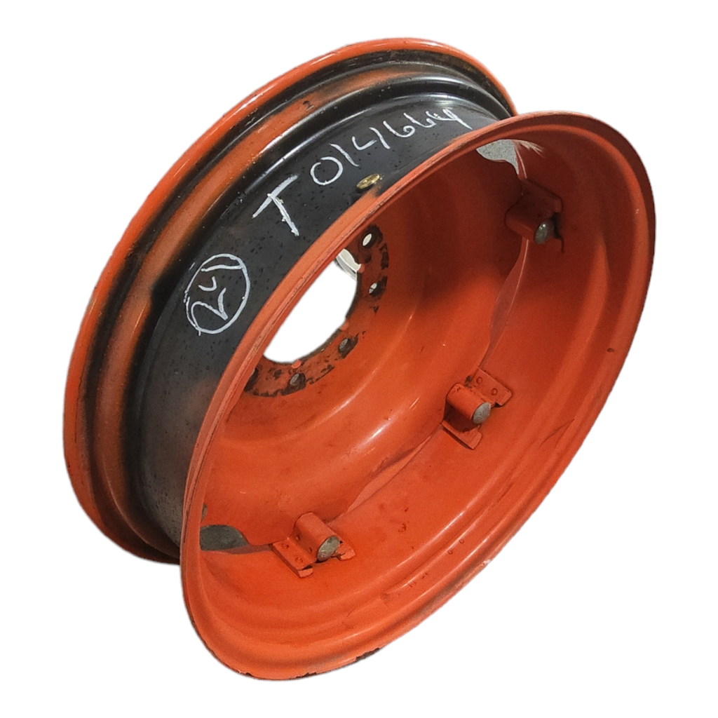 7"W x 24"D, Kubota Orange 6-Hole Rim with Clamp/Loop Style