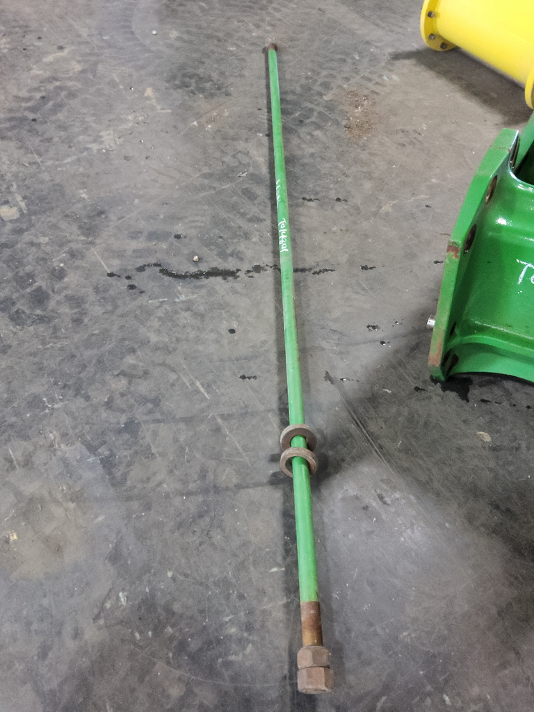 15.75"L Combine Frame Extension, w/Shafts & Truss Rod, no Hdw, John Deere Combine 9000STS/"S" Series ("B" Std 18/18 Spline Long/Short Drive Shafts), John Deere Green