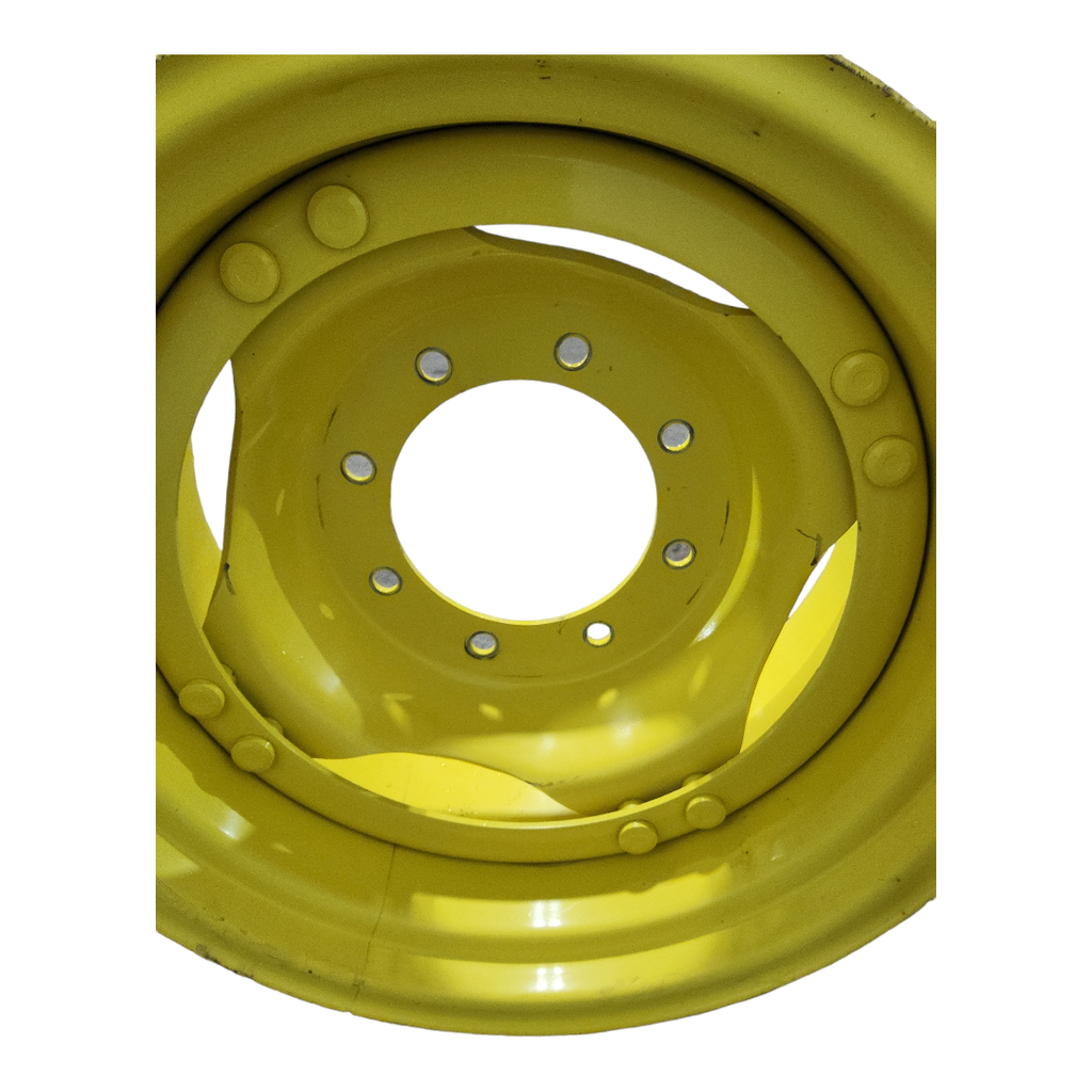 8-Hole Stub Disc (groups of 2 bolts) Center for 24" Rim, John Deere Yellow