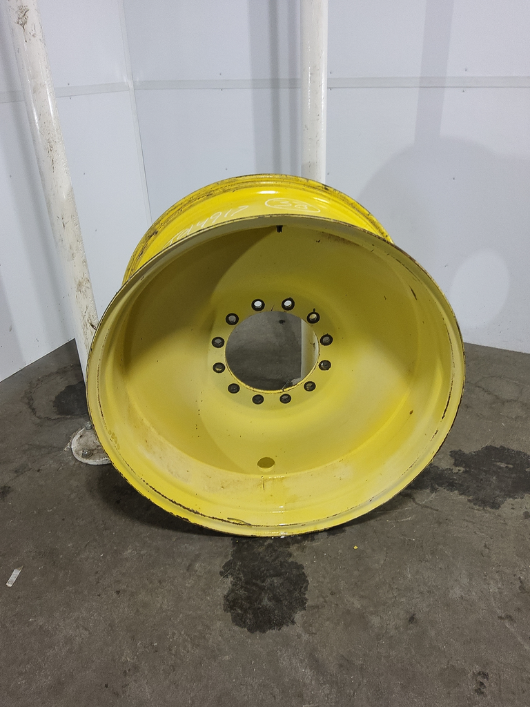 18"W x 38"D, John Deere Yellow 12-Hole Formed Plate Sprayer