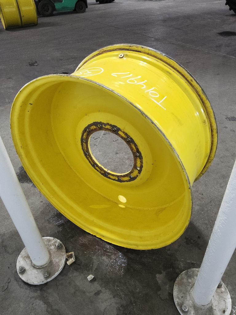 18"W x 38"D, John Deere Yellow 12-Hole Formed Plate Sprayer