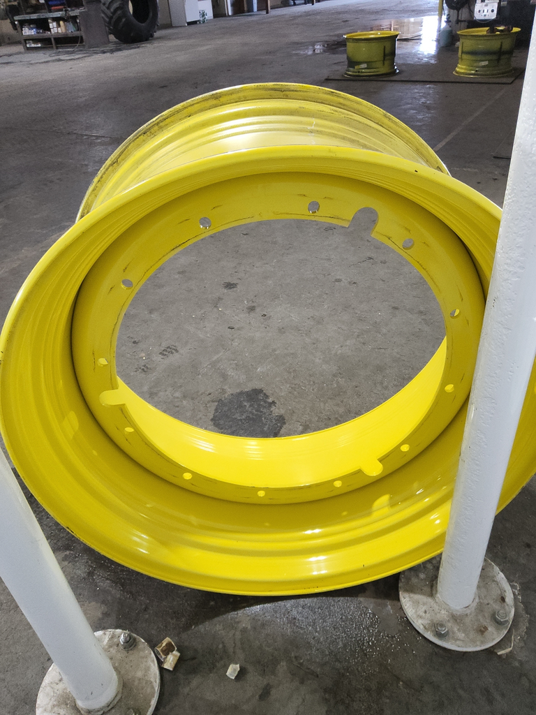 20"W x 42"D, John Deere Yellow 12-Hole Stub Disc