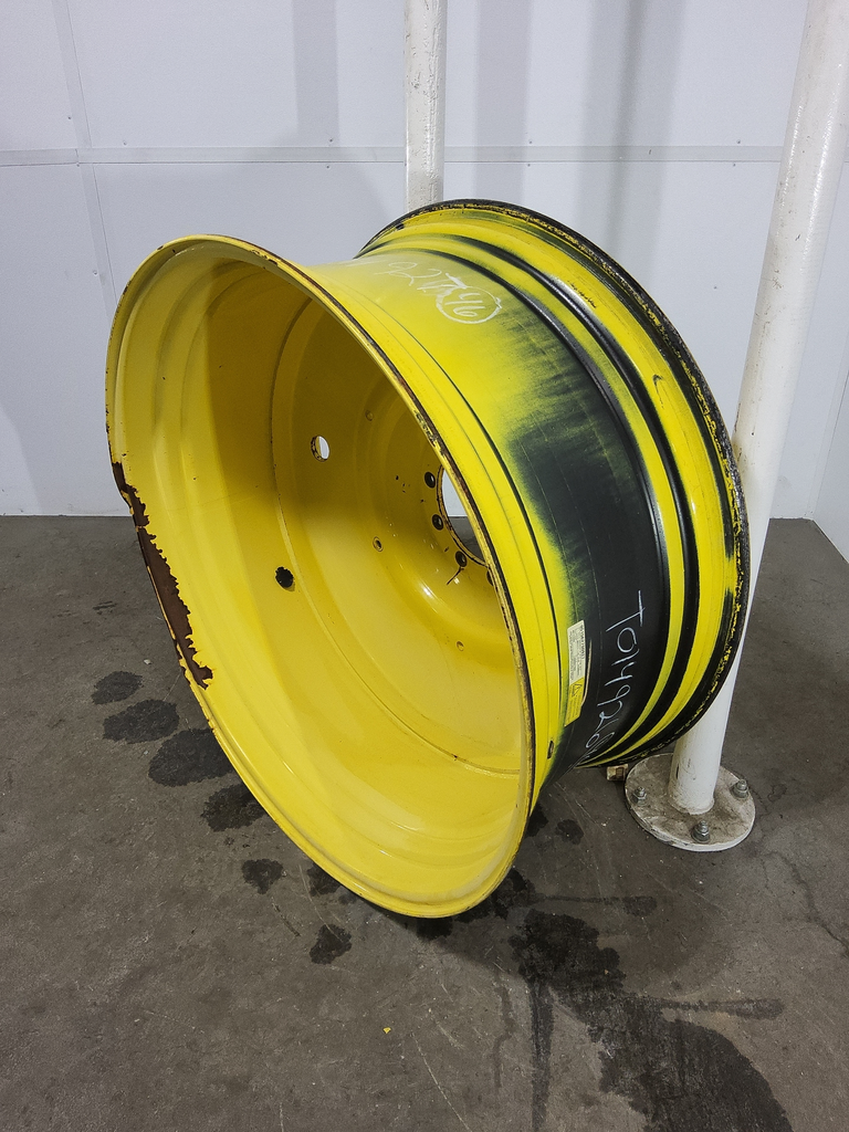 20"W x 46"D, John Deere Yellow 10-Hole Formed Plate