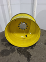 18"W x 38"D, John Deere Yellow 10-Hole Dolly Dual