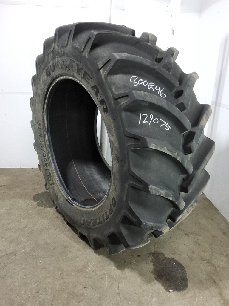 LSW800/55R46 Goodyear Farm DT830 Optitrac R-1W 85%