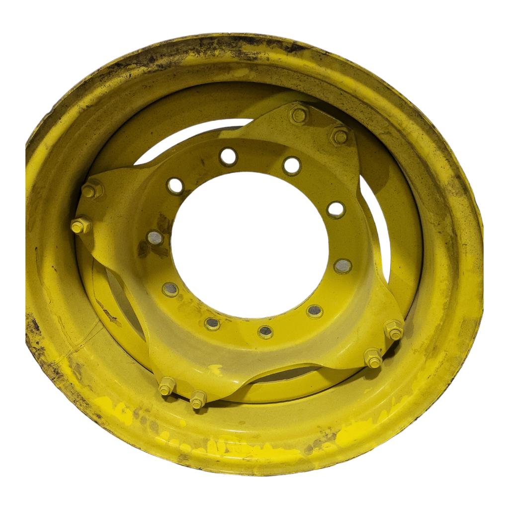 10-Hole Stub Disc (groups of 2 bolts) Center for 24" Rim, John Deere Yellow