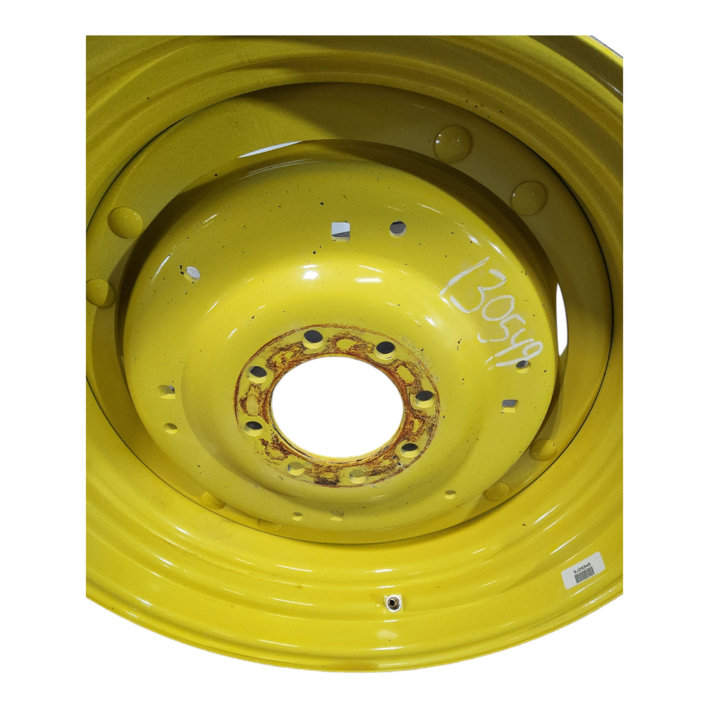 8-Hole Stub Disc (groups of 2 bolts) Center for 30" Rim, John Deere Yellow