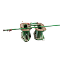 15.75"L Combine Frame Extension for John Deere Combine "S" Series ("D"22/22 spline drive shafts), John Deere Green