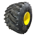 IF 1250/50R32 Firestone Radial Deep Tread 23 CFO R-1W on John Deer 20-Hole Formed Plate 3-Piece 99%