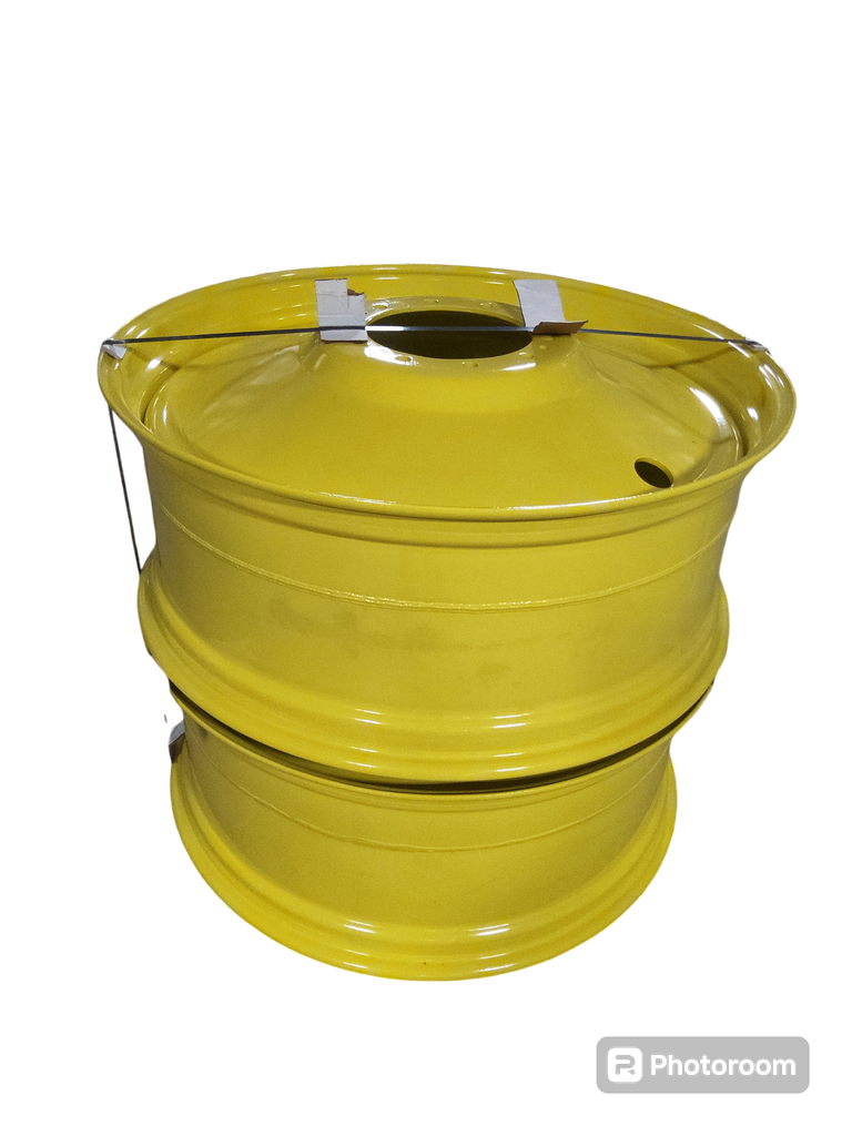 16"W x 42"D, John Deere Yellow 10-Hole Formed Plate