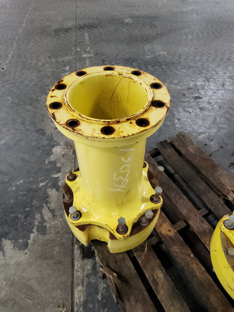 10 to 12-Hole 28"L FWD Spacer(2-PC OE Style), John Deere Yellow