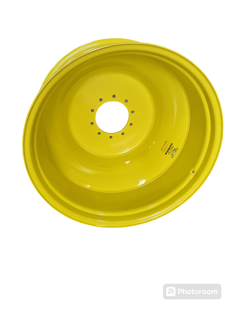 16"W x 38"D, John Deere Yellow 10-Hole Spun Disc