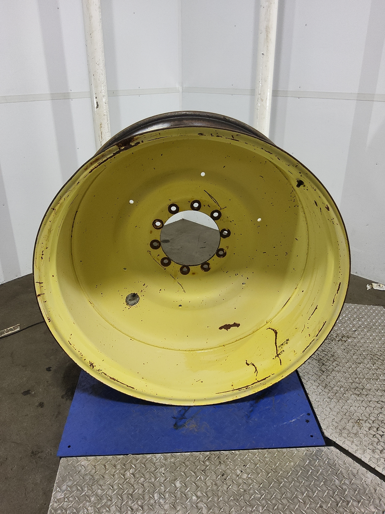 18"W x 42"D, John Deere Yellow 10-Hole Formed Plate