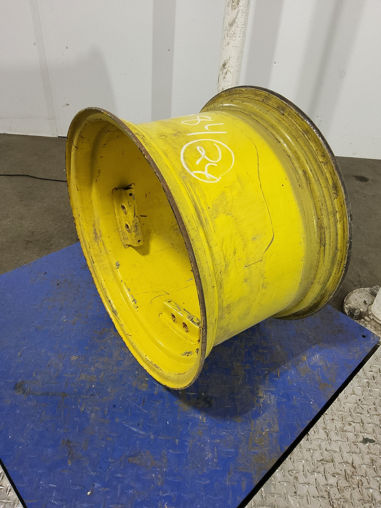 15"W x 24"D, John Deere Yellow 8-Hole Rim with Clamp/U-Clamp (groups of 2 bolts)