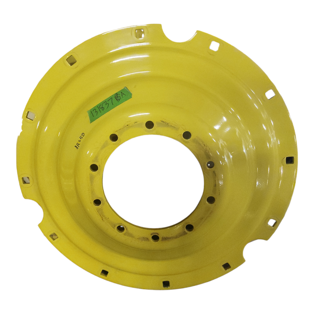 10-Hole Stub Disc Center for 38"-54" Rim, John Deere Yellow