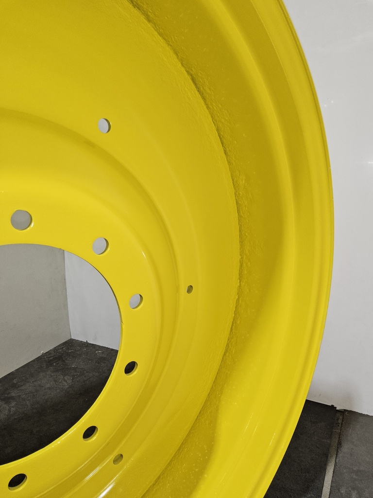 16"W x 46"D, John Deere Yellow 10-Hole Formed Plate